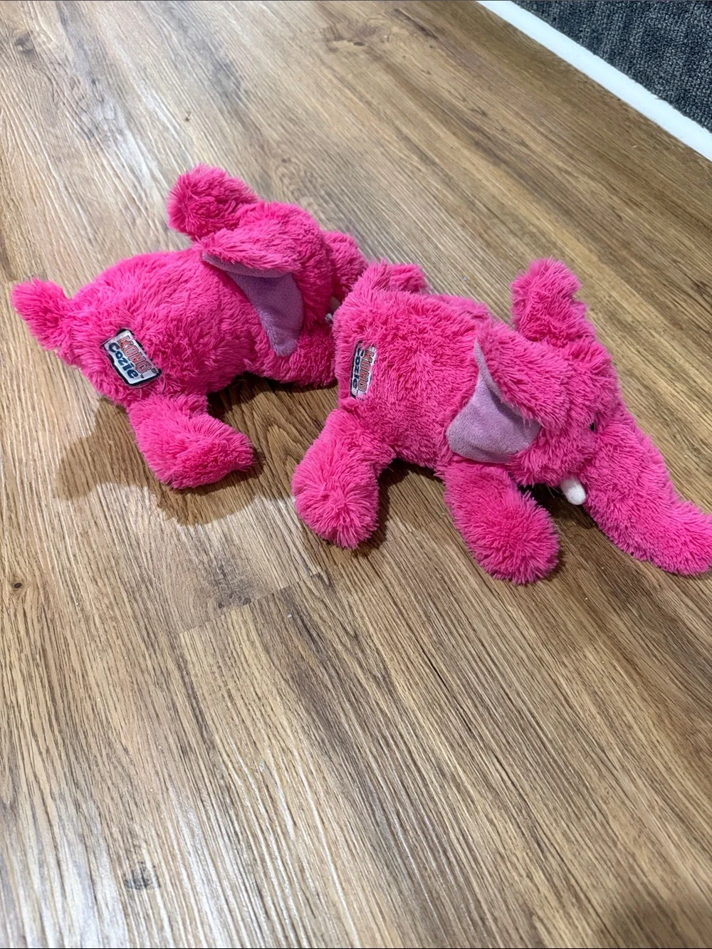 Plush Pink Elephant Toy - DOG Soft Stuffed Animal